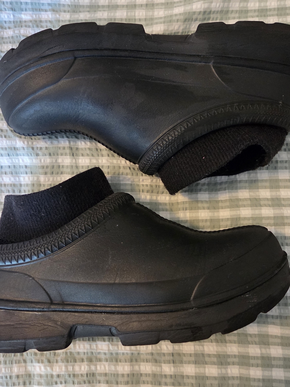 UGG Women's Black Slip-On Clog Mules with Removable Sock